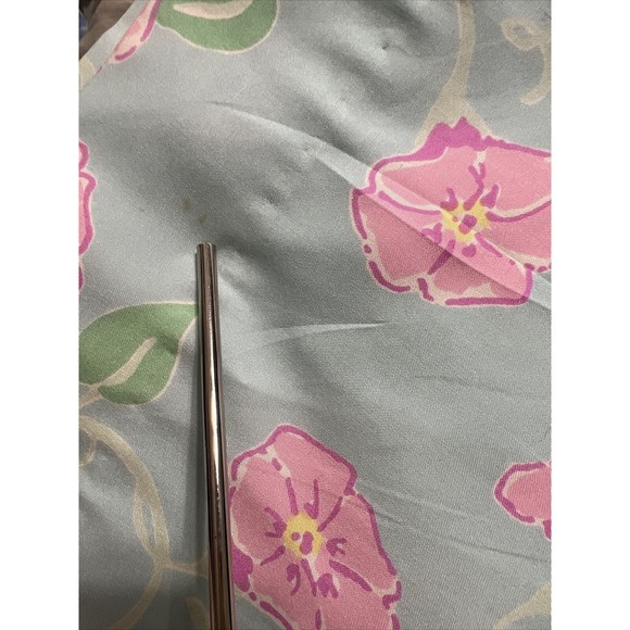 Lilly Pulitzer Staci Morning Glories Silk Midi Dress Size‎ 8 - Picture 10 of 12